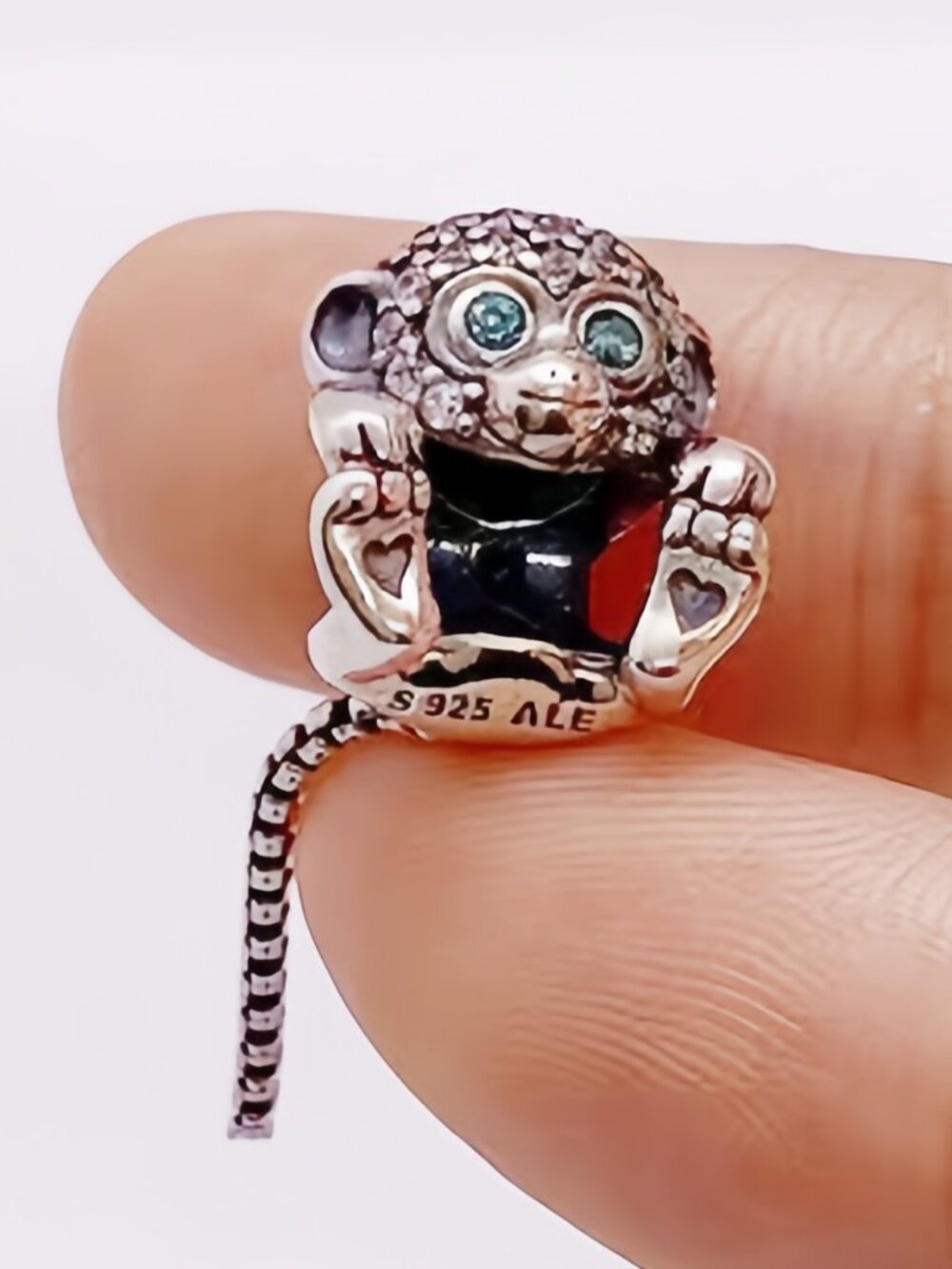 Pandora Pavé Monkey Charm